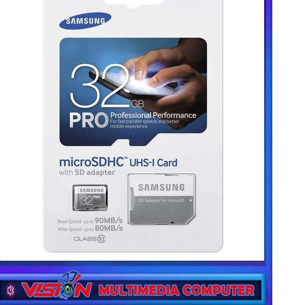 Thẻ Nhớ Samsung Microsd Pro 32gb Class 10 | Oem 99%