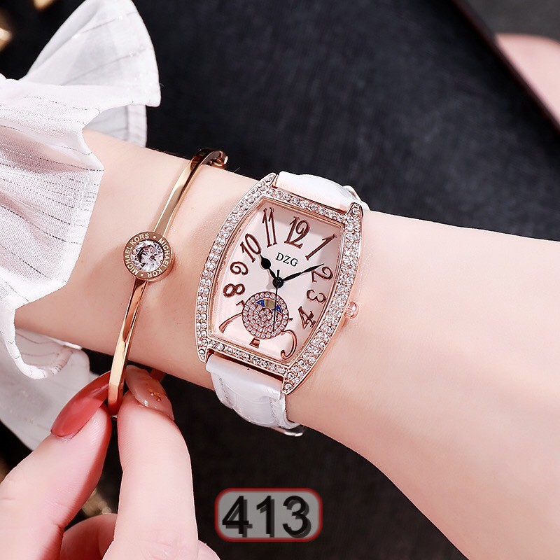 ĐỒNG HỒ NỮ DÂY DA DZG LUCATY 413 SANG CHẢNH CỰC HOT | BigBuy360 - bigbuy360.vn
