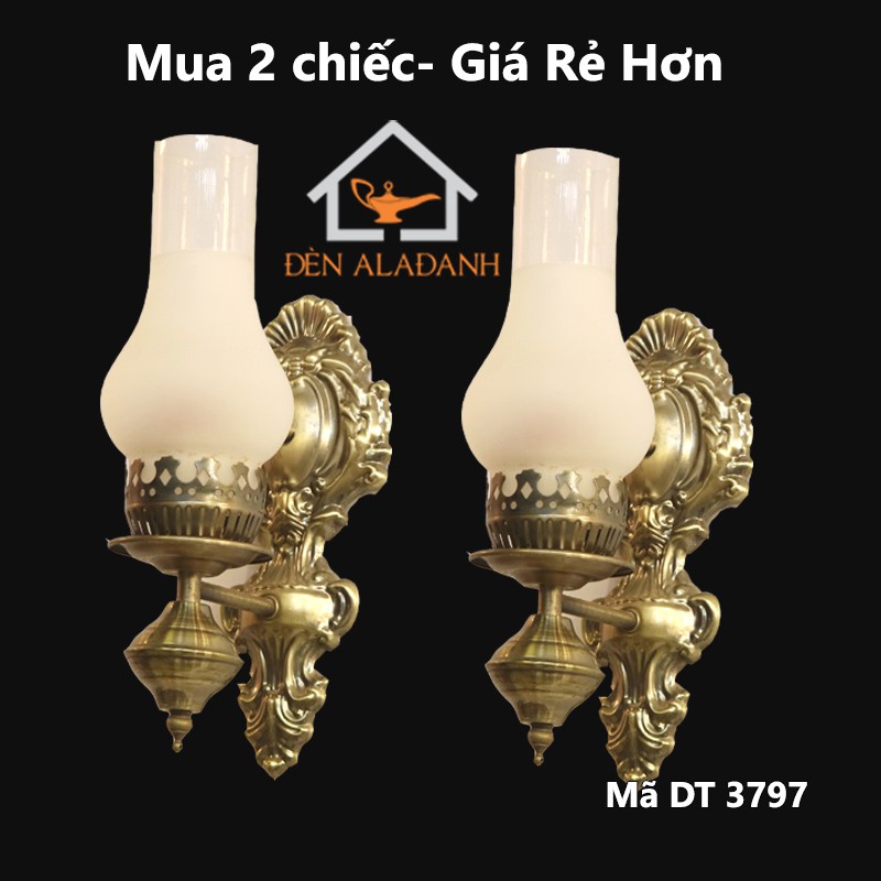 ( Rẻ hơn ) Combo 2 đèn tường phòng thờ hình dầu đẹp 3797