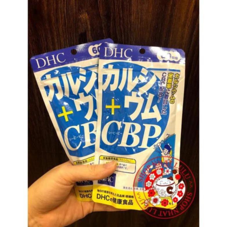 Viên uống Bổ sung Canxi DHC Calcium + CBP Nhật Bản 60 ngày_shopnhatlulu