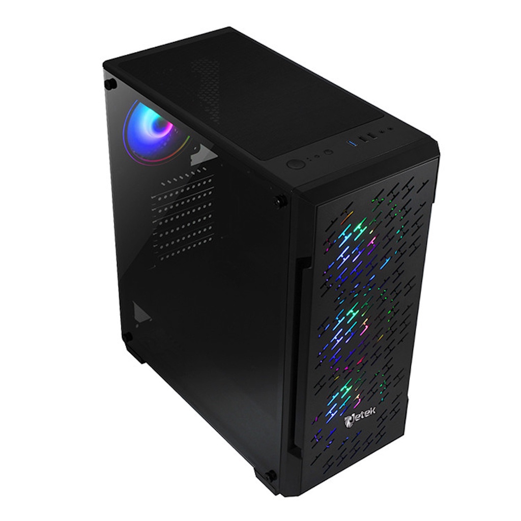 Vỏ case JETEK R22 (TẶNG KÈM 3 FAN RGB)