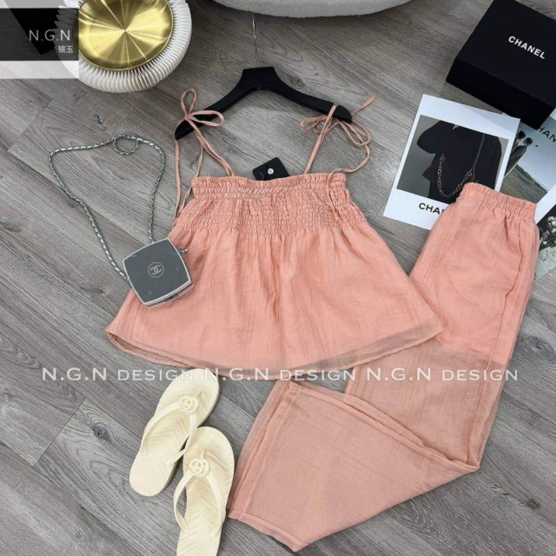 Sét 2 dây chun ngực +quần suông