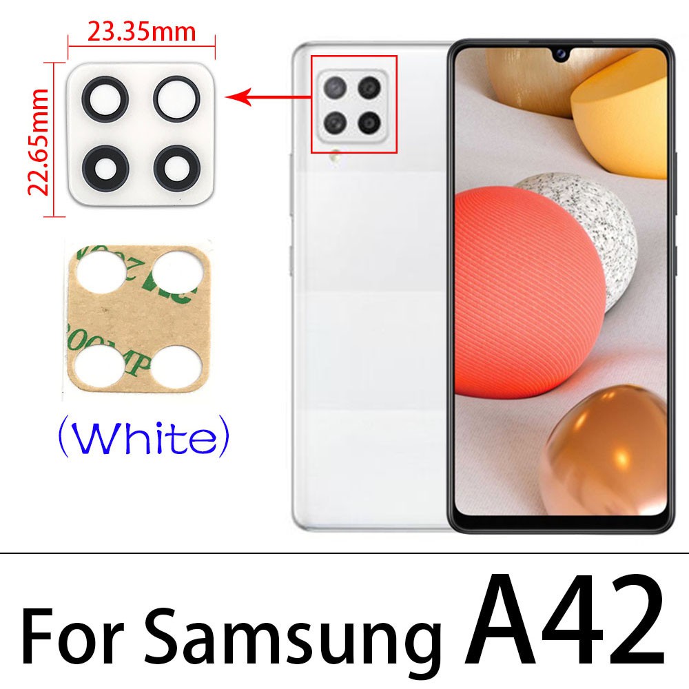 2Pcs. New Back Camera Lens Glass Replacement For Samsung Galaxy A12 A31s A42 A21 S20 Plus / S20 Ultra / S20 Pro / S20 Fe