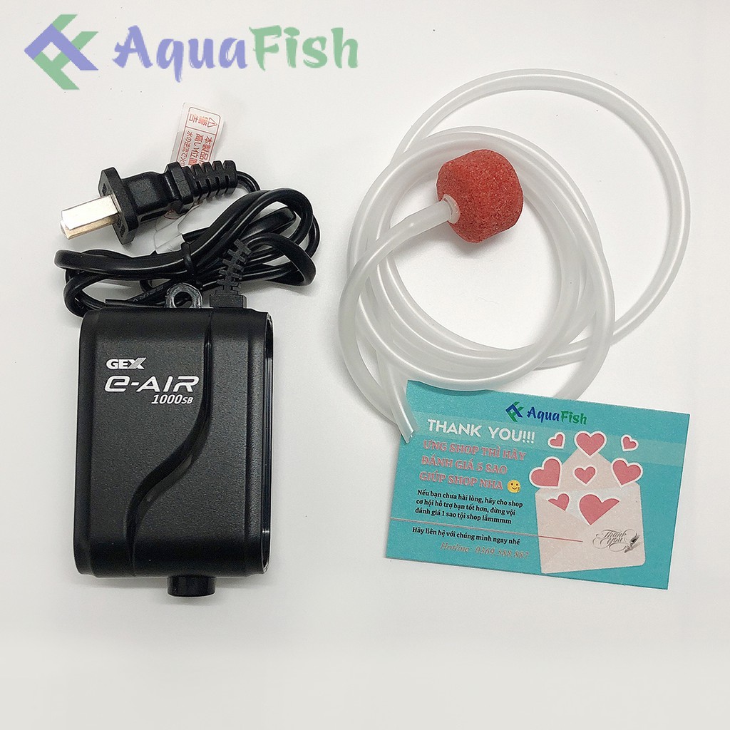 May Sủi Khi Oxy 1 Voi Gex E Air 1000sb Cho Bể Dưới 45cm May Sủi Khi Chạy Sieu Em được Tặng 1 Bộ Day Quả Sủi Chinh Hang 145 000đ