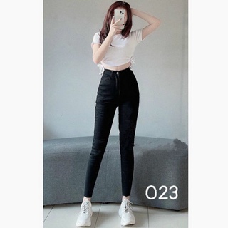 Quần Jean Co Giãn Màu Đen