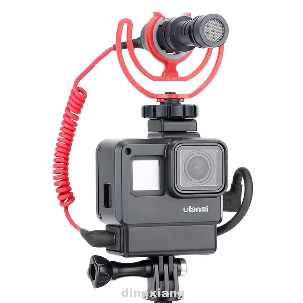 Vỏ bảo vệ hỗ trợ nối dài ngàm gắn micro cho Gopro Hero 7 6 5
 | BigBuy360 - bigbuy360.vn