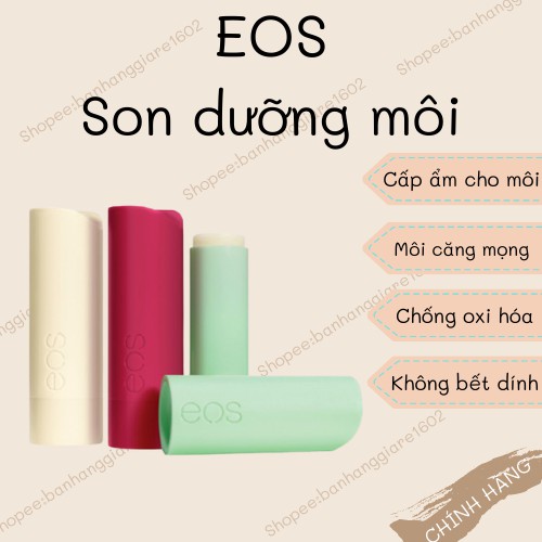 Son dưỡng môi EOS dạng thỏi (3 mùi- Bill Mỹ)