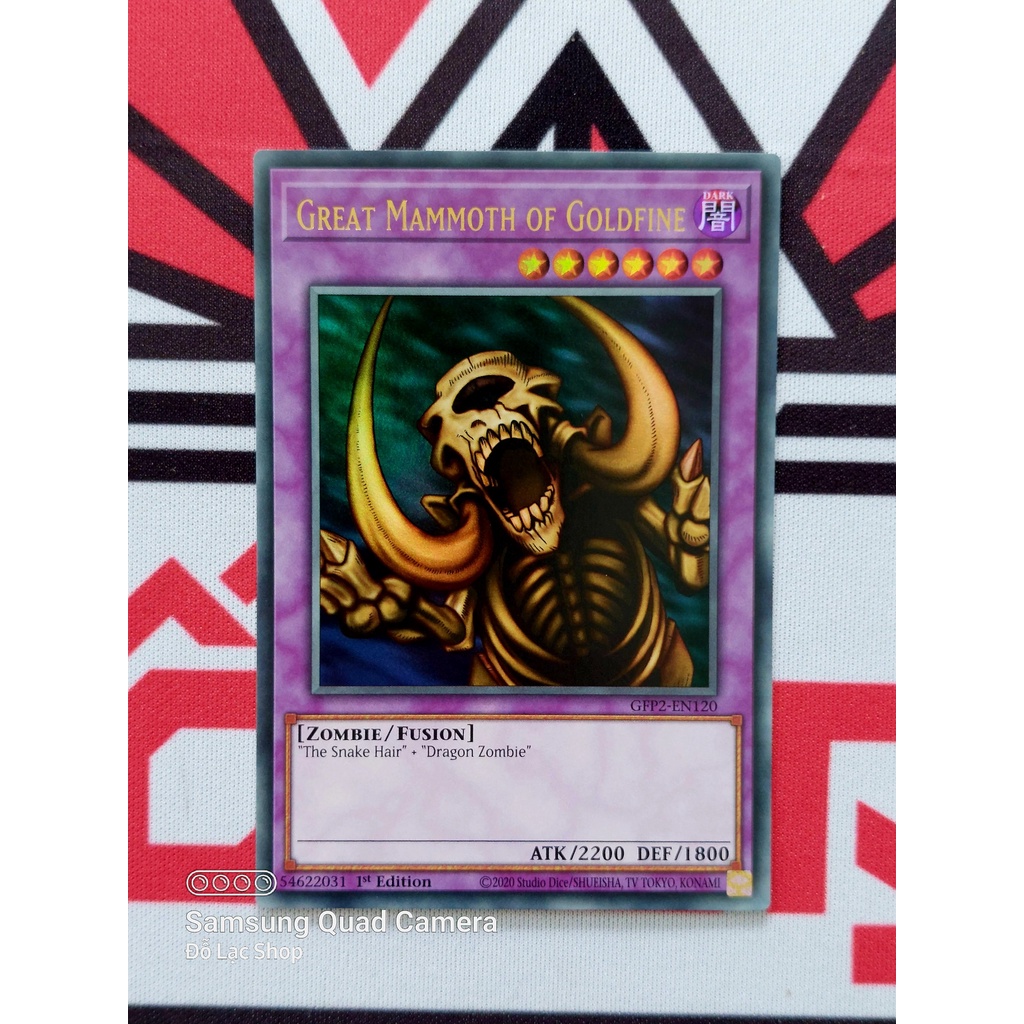 Thẻ Bài Yugioh Monster Great Mammoth of Goldfine - GFP2-EN120 - Ultra Rare