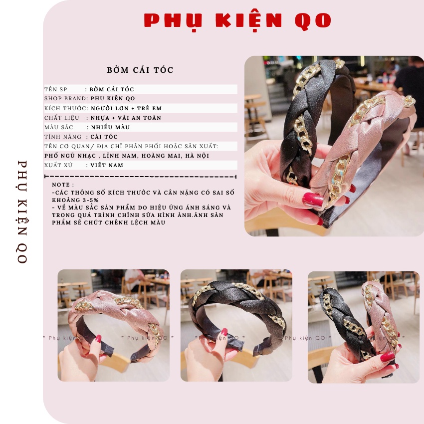 Bờm tết vải xích sang trọng BOM50