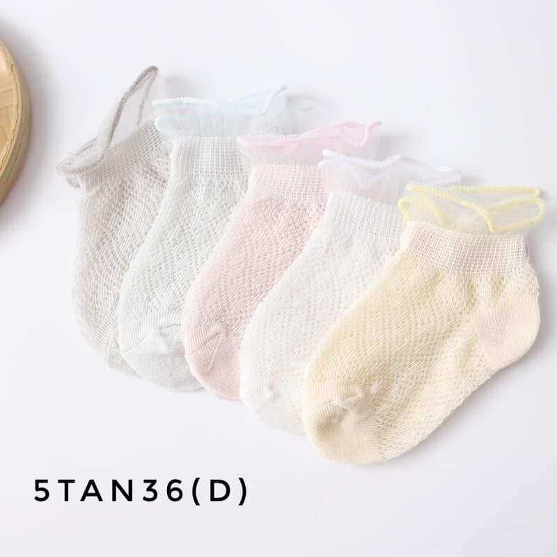 Set 5 đôi tất lưới cho bé 5TAN36