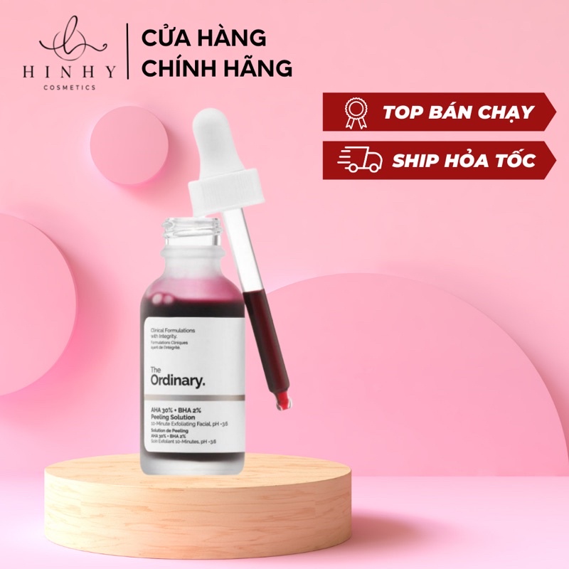 Serum Peel Da Hoá Học - The Ordinary AHA 30% + BHA 2% Peeling Solution