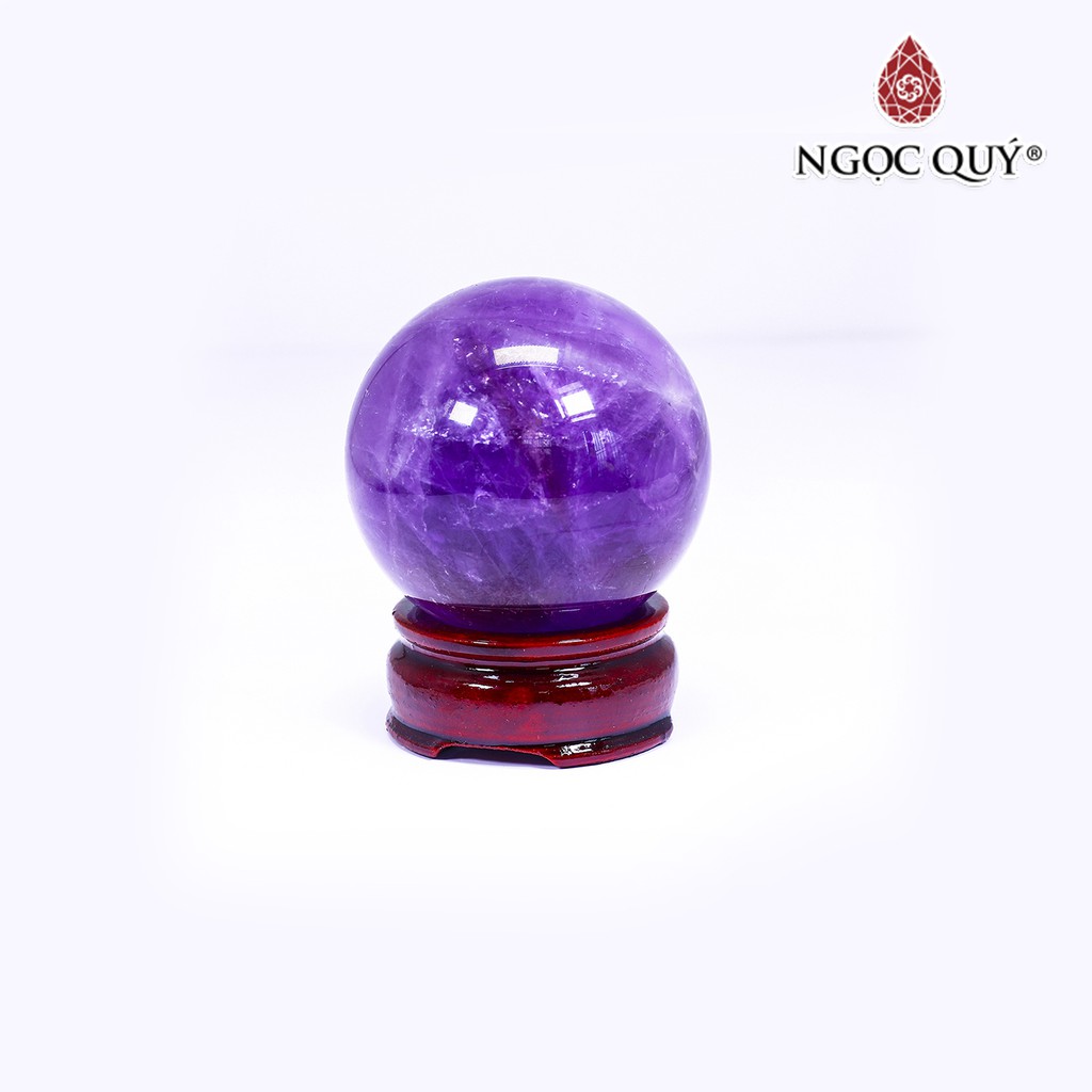 Quả cầu đá thạch anh tím amethyst  - Ngọc Quý