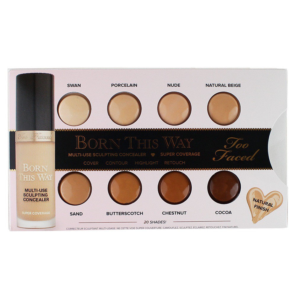 TOO FACED 🌟 Mẫu thử sample kem che khuyết điểm Born This Way Super Coverage Multi-Use Concealer