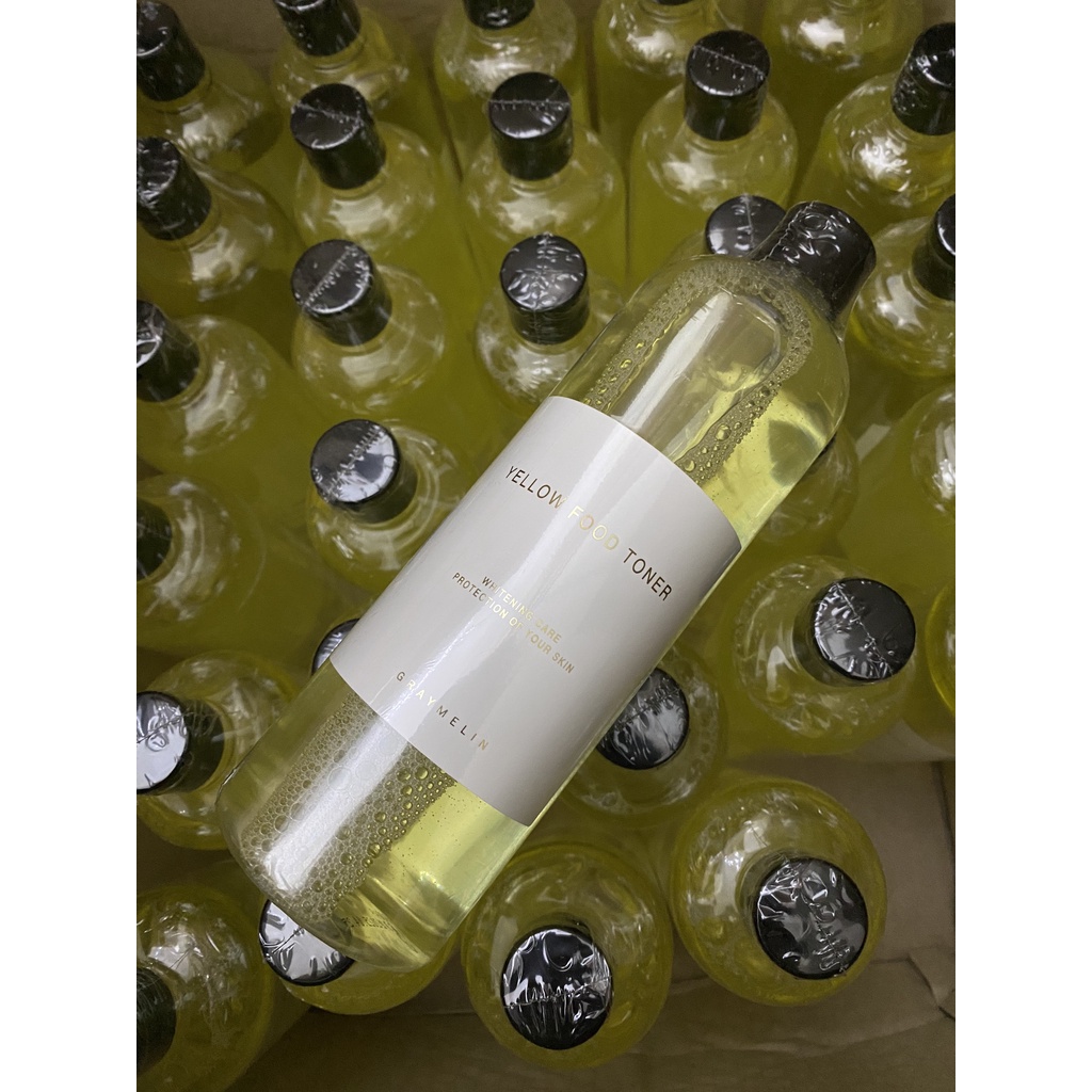 Nước Hoa Hồng Trái Cây Vàng Graymelin Yellow Food Toner 500ml