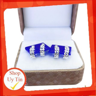 ❤️FREESHIP ❤️ Bông Tai Khoen Tròn Bạc 925 - Bông Tai Khoen Tròn Bạc Đính Đá Siêu Đẹp
