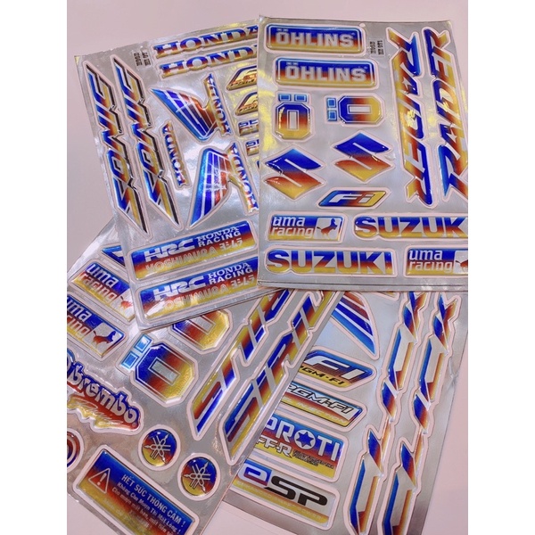Decal tem titan nổi winner sirus exciter vario click thái siêu đẹp.