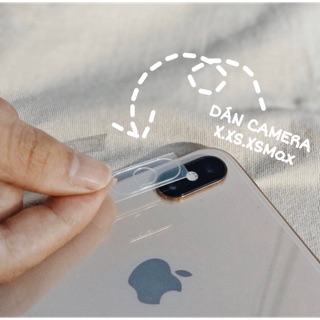 Dán bảo vệ camera trong suốt cho ip7/7+/8/8+/X/Xs/XsMax