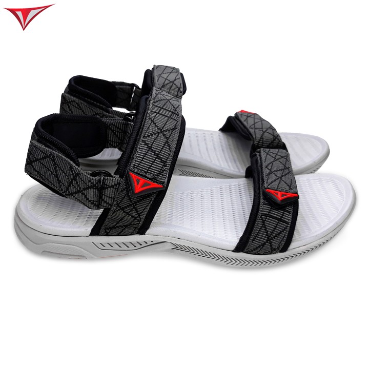 [Fullbox] Giày Sandal Nam Việt Thủy Quai Ngang Xám - VT03