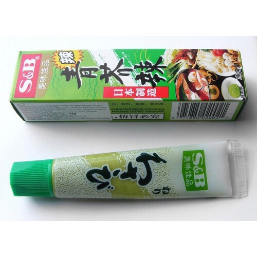 5 tuýt mù tạt loại đặc biệt S&amp;B Wasabi