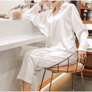 Sistersister - áo sơ mi lụa silk shirt