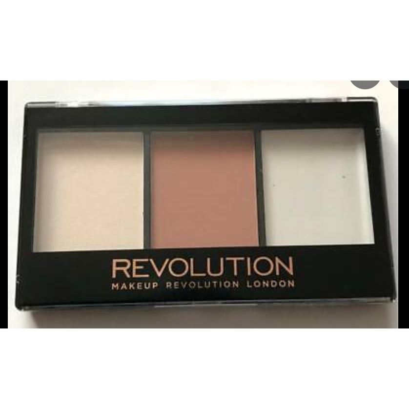 Bảng tạo khối 3 ô Revolution Ultra Contour Kit - Lightening Contour 02