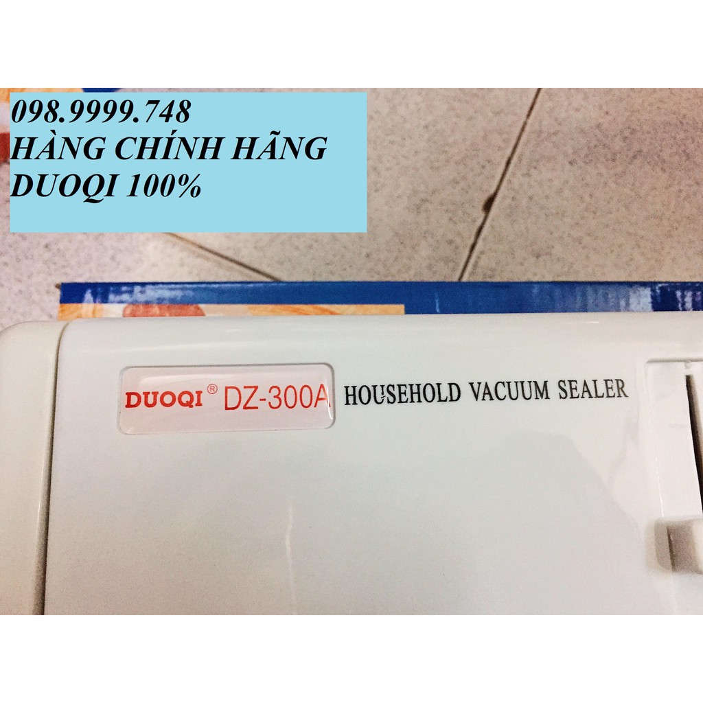 [BẢO HÀNH 12 THÁNG] MÁY HÚT CHÂN KHÔNG DUOQI CHÍNH HÃNG DZ300A- HÚT ĐỒ KHÔ- TẶNG KÈM TÚI HÚT