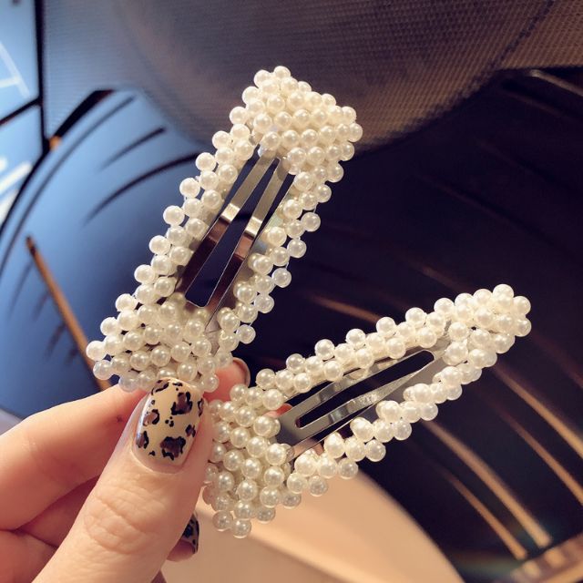 SET 4 KẸP TÓC MÁI ĐÍNH ĐÁ HOT 2019- SET 4 BẤM MÁI-PK81