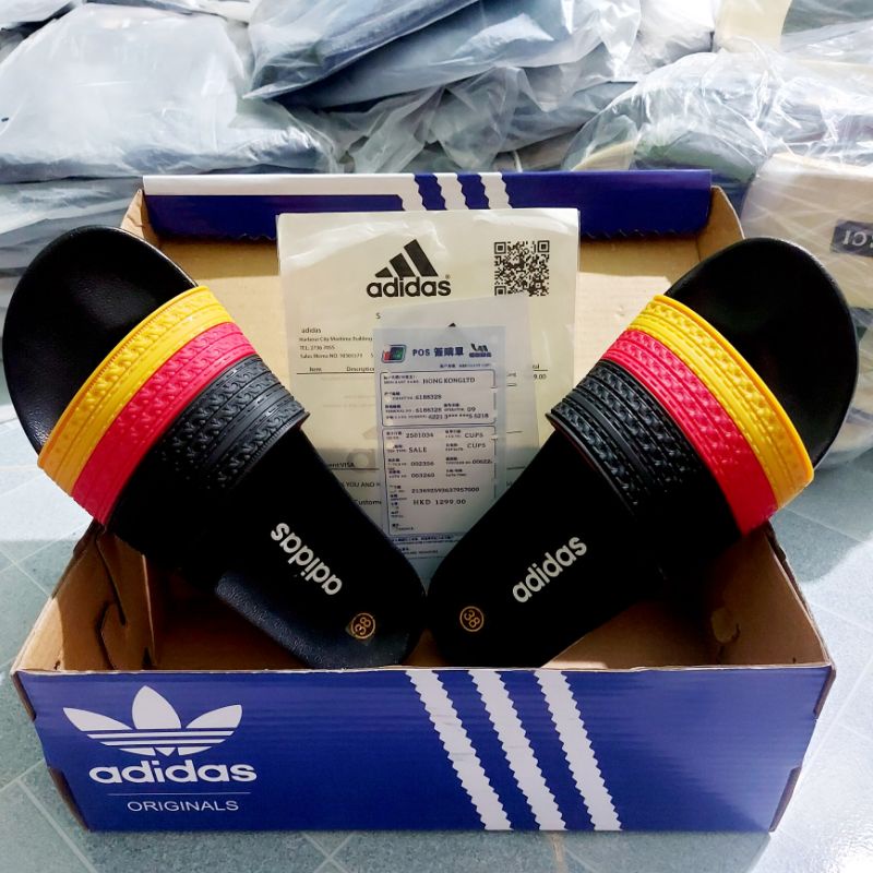 [ Hàng Cao Cấp ] Dép nam quay ngang full box adidas đế cao su non đúc 100% bảo hành 3 tháng