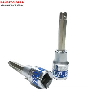Đầu biến xi trắng 1/2 ra 1/4 dài 85mm hbs-4085d2 top