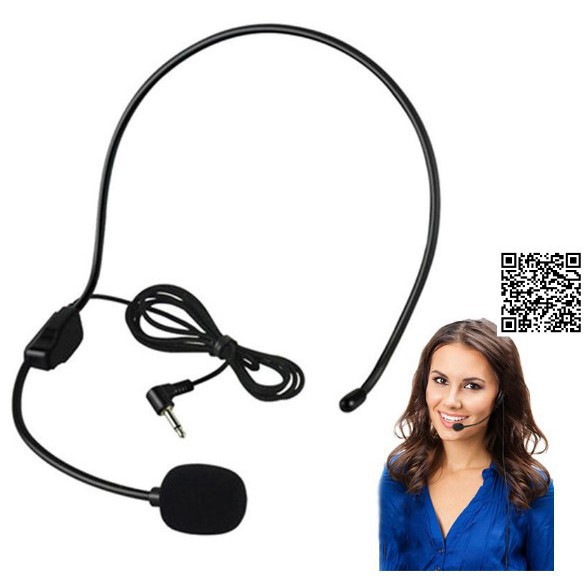 Micro móc tai biểu diễn chuyên nghiệp, thu âm, phát biểu, thuyết trình, diễn văn, học online, học tiếng anh