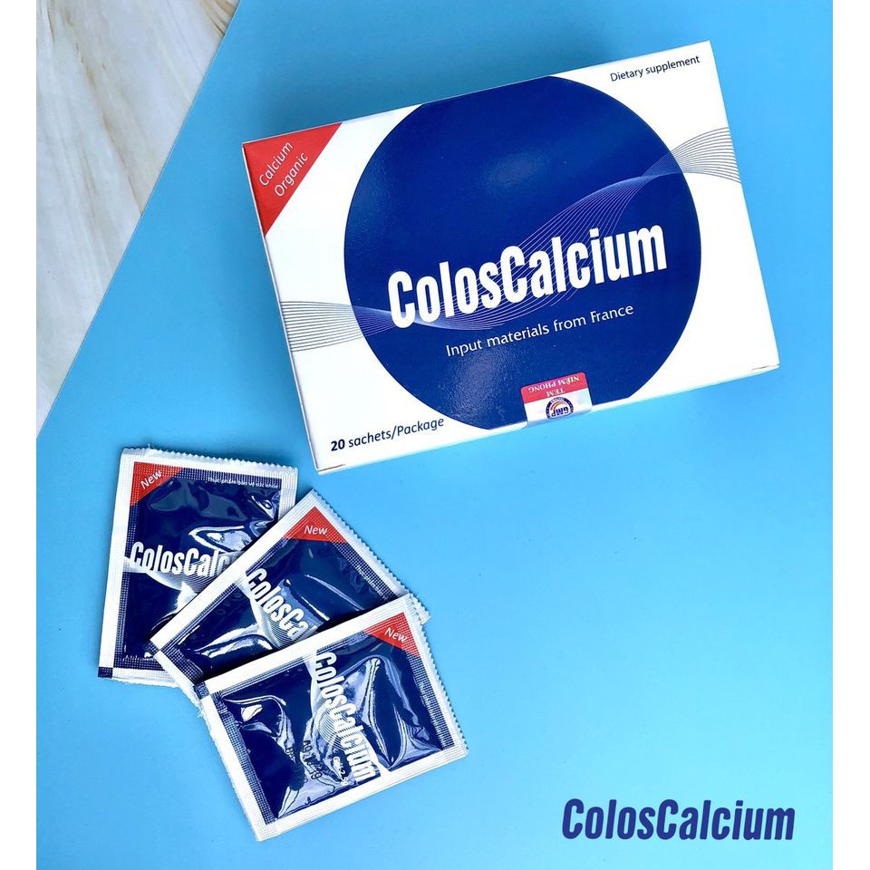 Canxi hữu cơ Coloscalcium Plus dạng bột chính hãng