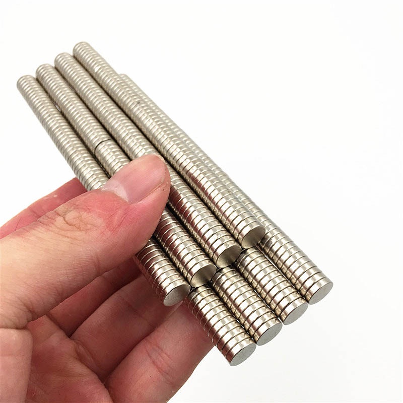 Nam châm đất hiếm 8x2mm bộ 50 viên