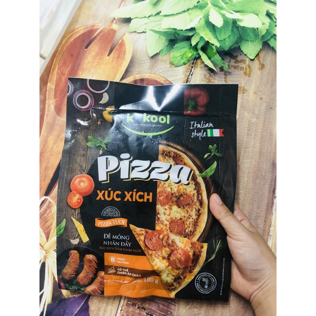 Pizza xúc xích 140g