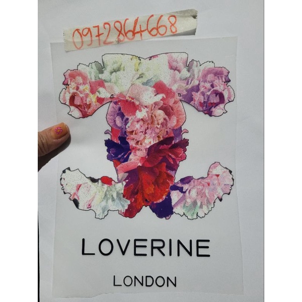 Hình dán ủi nhiệt chữ )(