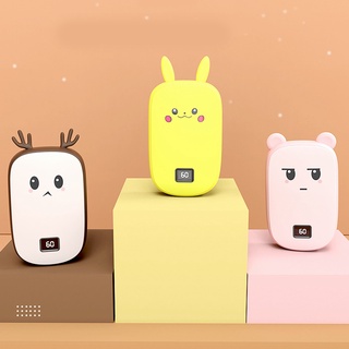 Máy sưởi ấm tay mini kiêm sạc dự phòng 10000 mAh, quạt sưởi ấm mini mùa đông đa chức năng nhỏ gọn bỏ túi - SJV
