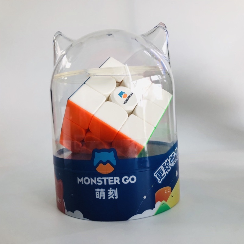 Rubik Gan Monster Go MG3 M Premium Stickerless cao cấp❤Rubik 3x3 Gan nam châm chính hãng