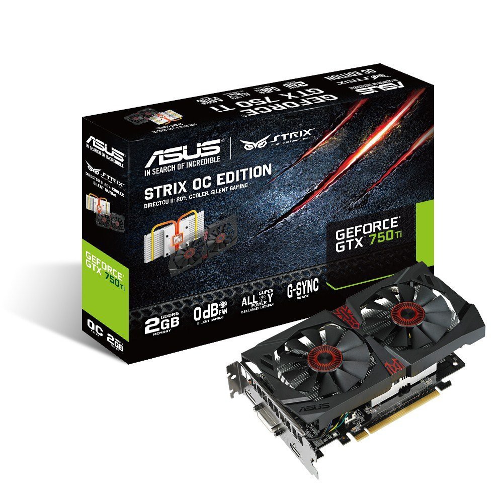 GIẢM GIÁ] CARD MÀN HÌNH Asus STRIX-GTX750TI-OC-2GD5 (NVIDIA ...