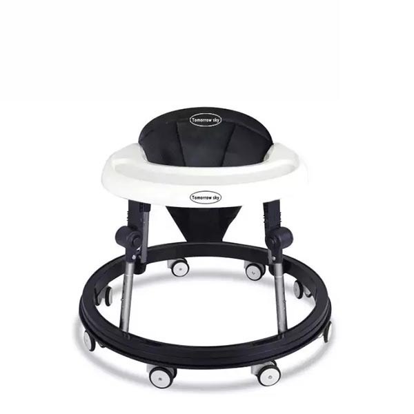 Xe tập đi cao cấp New York Baby &TOMORROW Xe tròn tập đi cho bé ngăn chân đi vòng kiềng chữ O chống lật c