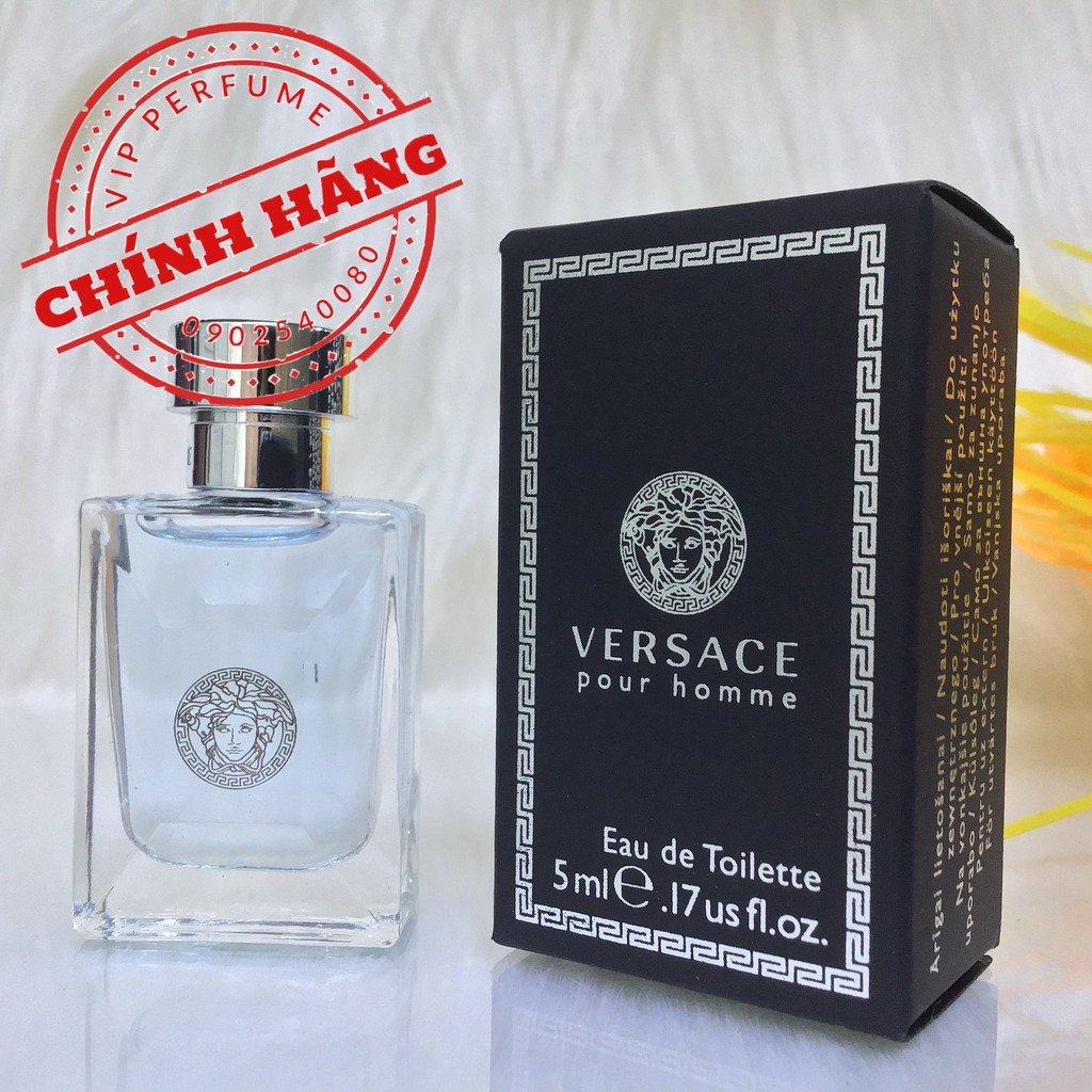 Nước hoa nam chính hãng Versace Pour Homme EDT 5ml