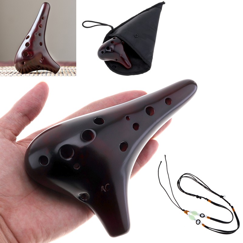 Sáo Ocarina 12 Lỗ Bằng Sứ