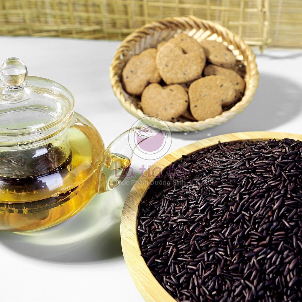 TRÀ GẠO LỨT ĐỎ RANG GIẢM CÂN 500GR - LÁ TÍA TÔ