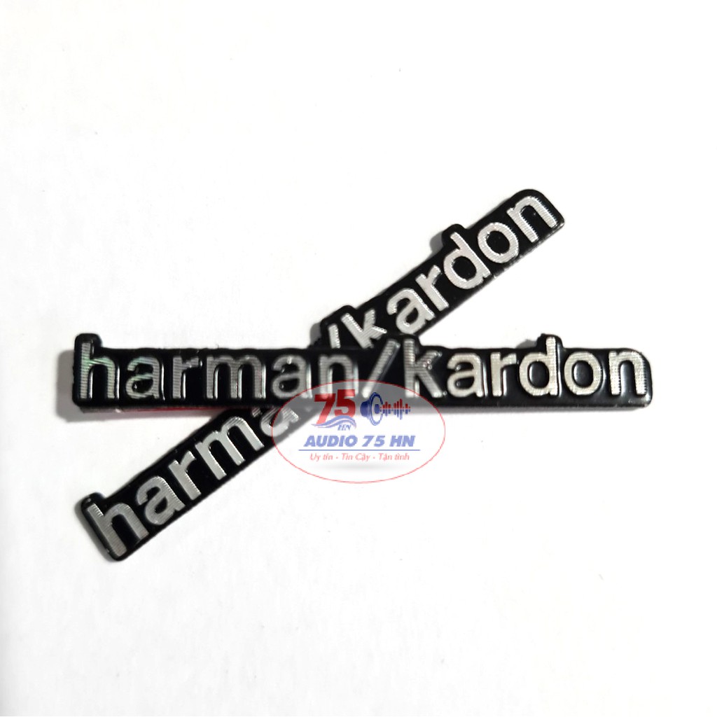 01 cái Sticker, tem dán decal chữ HARMAN KARDON trang trí loa xe hơi | BigBuy360 - bigbuy360.vn