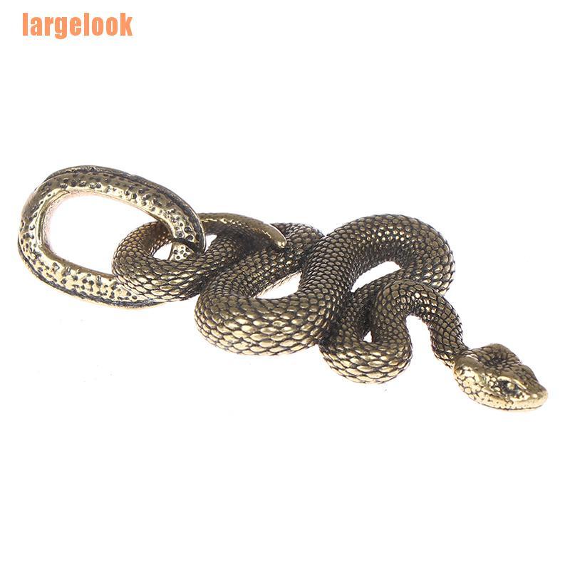 1 Móc Khóa Hình Rắn Bằng Đồng Thau