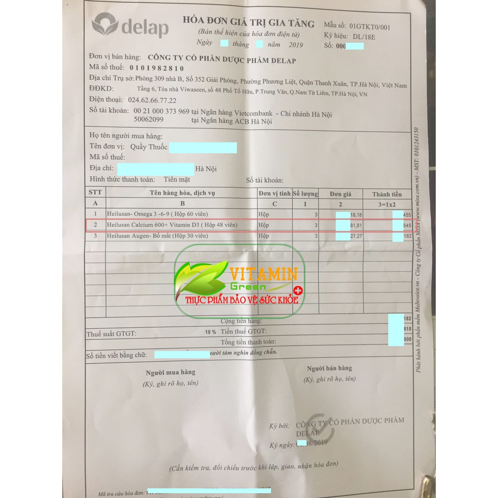 BỔ XUNG CANXI CALCIUM 600mg + Vitamin D3 HEILUSAN | NHẬP KHẨU CHÍNH HÃNG ĐỨC