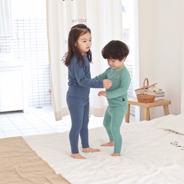 ( minqate) Bộ Thun Lạnh Minky Mom  Cạp Cao Trơn Cho Bé Thoả Sức Vui Chơi Hàng Loại 1