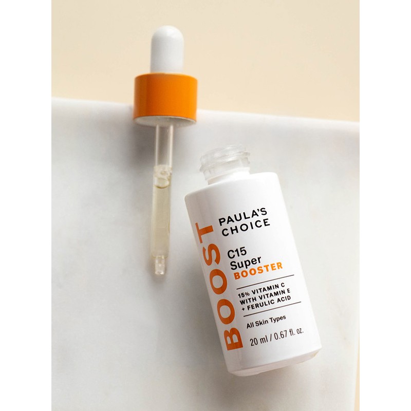 Tinh chất dưỡng ẩm làm mờ nếp nhăn chứa Vitamin C Paula's Choice 20ml[COCOLUX]
