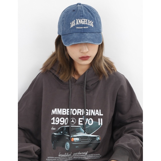 Mũ lưỡi trai thêu Los Angeles nam nữ vải bò denim nón kết đi học đi chơi thời trang đẹp rẻ phong cách học sinh sinh viên