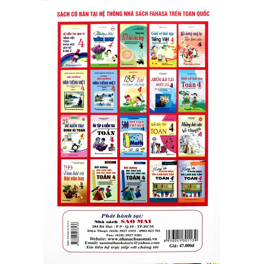 Sách - Các Bài Toán Đố Lớp 4