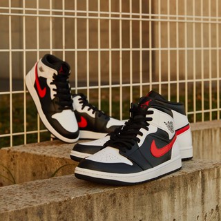 Giày Jordan 1 Mid "Black Chile Red" AUTHENTIC