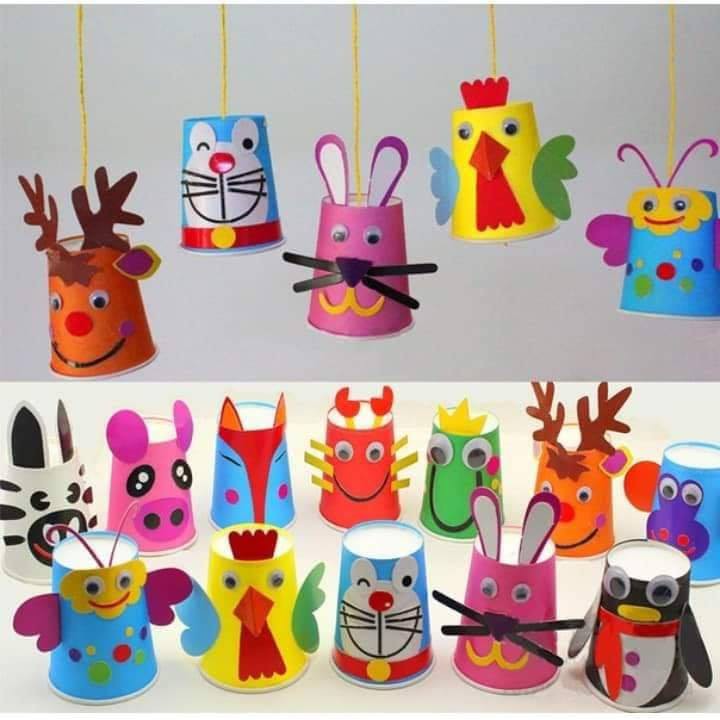 Li giấy màu trơn 1 set 10 cái 🌻SHOP MẦM NON NHƯ Ý 🌻